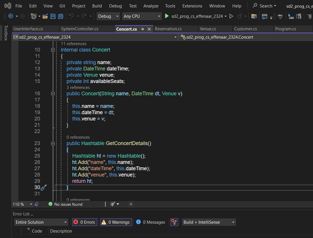 Image of the effenaar assignment