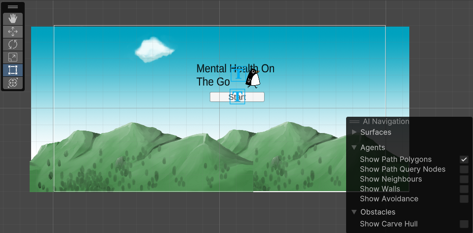 Image of my mental health on the go game