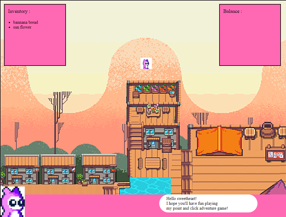 Image of my point and click game